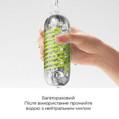 Мастурбатор Tenga Spinner 03 Shell прозорий - основне фото