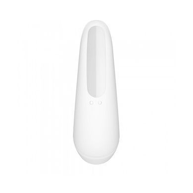 Вакуумний смарт-вібратор Satisfyer Curvy 1+ білий 13,4 см - основне фото