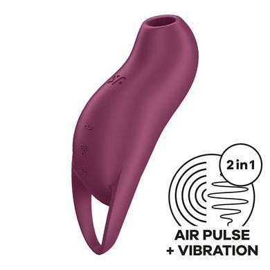 Вакуумний вібратор SatisfyerPocket Pro 1 білий 13,9 см - основне фото