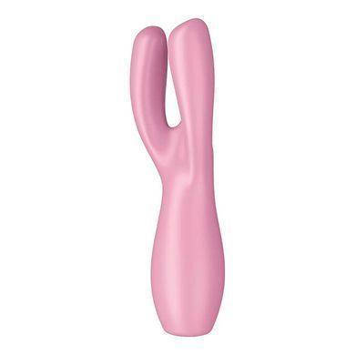 Вибратор Satisfyer Threesome 3 Pink розовый 14 см - основное фото