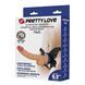 Страпон Lybaile Pretty Love Harness Briefs Wells тілесний 20,6 см - додаткове фото