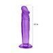 Фалоімітатор на присосці Blush B Yours Sweet N Small 6inch Dildo фіолетовий 16,5 см - додаткове фото