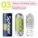 Мастурбатор Tenga Spinner 03 Shell прозорий - додаткове фото