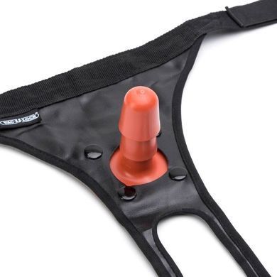 Жіночий страпон Doc Johnson Vac-U-Lock Classic Dong Ultra Harness тілесний 20 см - основне фото