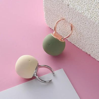 Вібратор-кільце на палець Sweet Em Velvet Lure Ring зелений 4,5 см - основне фото