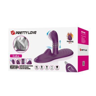 Уникальный вибратор Lybaile Pretty Love Luka фиолетовый 15,2 см - основное фото