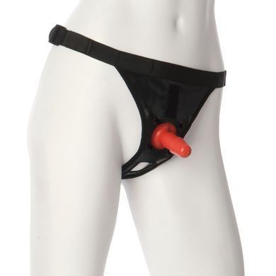 Жіночий страпон Doc Johnson Vac-U-Lock Classic Dong Ultra Harness тілесний 20 см - основне фото