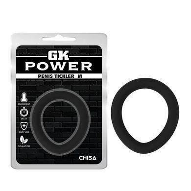 Ерекційне кільце Chisa Novelties GK Power Penis Tickler M чорне - основне фото