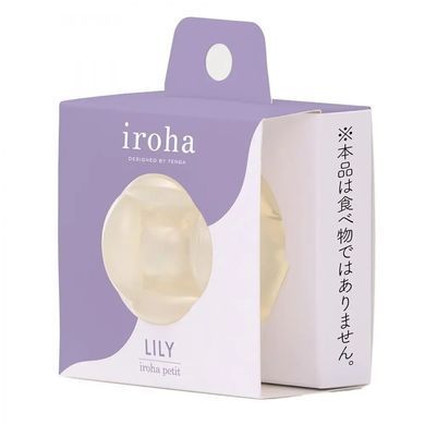 Клиторальный стимулятор без вибрации Tenga Iroha Petit Lily прозрачный 6 см - основное фото