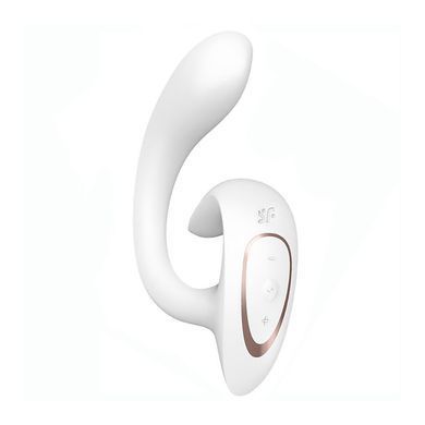 Вагінально-кліторальний вібратор Satisfyer G for Goddess 1 білий 18,5 см - основне фото