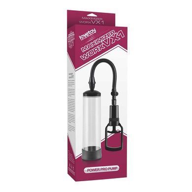 Вакуумная помпа Lovetoy Maximizer Worx VX1 Power Pro Pump прозрачный с чёрным 20,3 см - основное фото