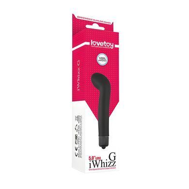 Вібратор для точки G Lovetoy iWhizz G чорний 12,5 см - основне фото