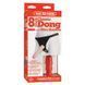 Жіночий страпон Doc Johnson Vac-U-Lock Classic Dong Ultra Harness тілесний 20 см - додаткове фото