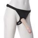 Жіночий страпон Doc Johnson Vac-U-Lock Classic Dong Ultra Harness тілесний 20 см - додаткове фото