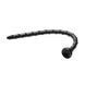 Довгий закручений анальний плаг на присосці Hosed 18 Inch Swirl Thin Anal Snake чорний 48,3 см - додаткове фото