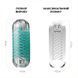 Мастурбатор Tenga Spinner 04 Pixel прозорий - додаткове фото
