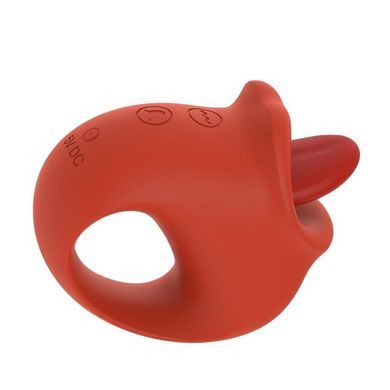 Стимулятор для клітора з язичком Boys of Toys B-Series Licking Stimulator червоний - основне фото