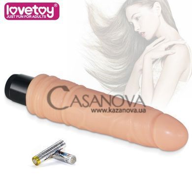 Реалістичний вібратор Lovetoy Real Feel тілесний 20 см - основне фото