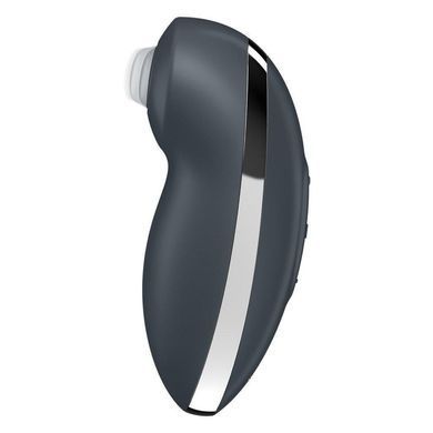 Вибростимулятор-пульсатор для клитора Satisfyer Tap & Climax 2 чёрный 11 см - основное фото