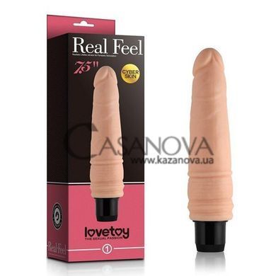 Реалістичний вібратор Lovetoy Real Feel тілесний 20 см - основне фото