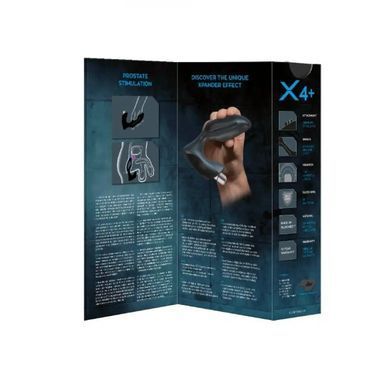 Массажёр простаты с вибрацией Joy Division Xpander X4+ М чёрный 10,5 см - основное фото