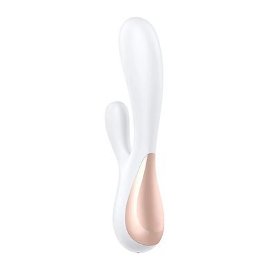 Розумний вібратор-кролик Satisfyer Mono Flex білий 20,4 см - основне фото