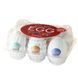 Набір мастурбаторів Tenga Egg Hard Boiled білий - додаткове фото