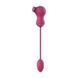 Двойной вибростимулятор Dream Toys Essentials Tapping Stimulator With Vibrating Egg розовый 5,5 см - дополнительное фото