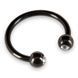 Ерекційне кільце для головки члена You2Toys Rebel Glans Ring чорне з прозорими кристалами - додаткове фото
