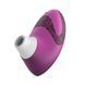 Вакуумный стимулятор для клитора Womanizer W-500 фиолетовый с цветочным узором 12 см - дополнительное фото