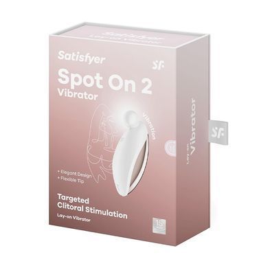 Кліторальний вібратор Satisfyer Spot On 2 білий 9,1 см - основне фото