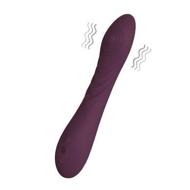 Вібратор з пульсацією Dream Toys Essentials Tapping Power Vibe фіолетовий 22,5 см - основне фото
