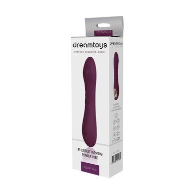 Вібратор з пульсацією Dream Toys Essentials Tapping Power Vibe фіолетовий 22,5 см - основне фото