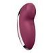 Вібростимулятор-пульсатор для клітора Satisfyer Tap & Climax 2, бордовий, 11 см - додаткове фото