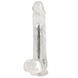 Реалистичный вибратор на присоске Orion Crystal Clear Vibrator прозрачный 24,5 см - дополнительное фото