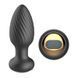 Анальна вібропробка з ротацією Boys of Toys B-Series Rotating Anal Plug чорна 9,8 см - додаткове фото