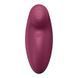 Вібростимулятор-пульсатор для клітора Satisfyer Tap & Climax 2, бордовий, 11 см - додаткове фото
