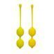 Набор вагинальных шариков California Exotic Novelties Kegel Training Set Lemon жёлтый - дополнительное фото