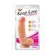 Реалистичный фаллоимитатор на присоске Chisa Novelties Keep Love Juicy Dildo телесный 18 см - дополнительное фото