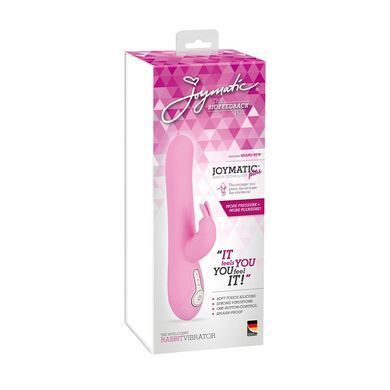 Rabbit-вибратор Joymatic The Intelligent Rabbit Vibrator розовый 22,3 см - основное фото