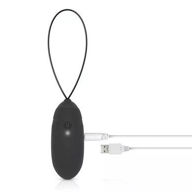 Віброяйце з дистанційним керуванням Easytoys Luv Egg чорне 16 см - основне фото