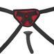 Страпон на ремінцях Sportsheets Saffron Silicone Pegging Kit чорний 12,7 см - додаткове фото