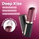 Вакуумний стимулятор-помада Satisfyer Pro 2 Kiss бордового та чорного кольорів, 11,4 см - додаткове фото