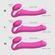 Безремінний страпон з вібрацією Strap-On-Me Vibrating Fuchsia L малиновий 15,7 см - додаткове фото
