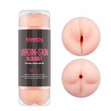 Двосторонній мастурбатор Lovetoy Virgin-Skin Blowout тілесний - основне фото
