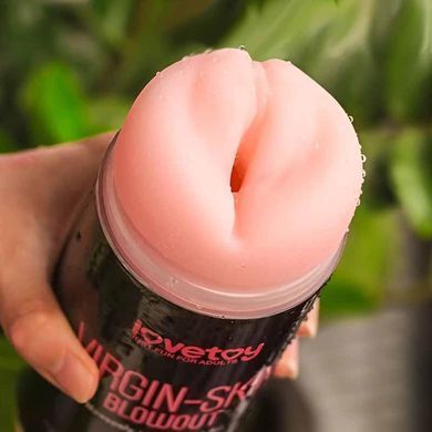 Двосторонній мастурбатор Lovetoy Virgin-Skin Blowout тілесний - основне фото