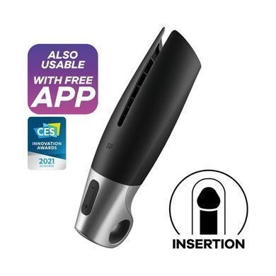 Смарт-мастурбатор Satisfyer Power Masturbator чорний - основне фото