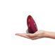 Вакуумный стимулятор для клитора Womanizer W-500 красный с цветочным узором 12 см - дополнительное фото