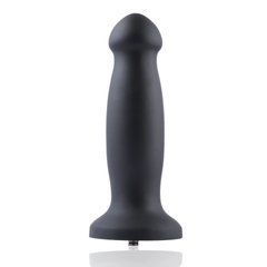 Большой анальный стимулятор для секс-машин Hismith 7.2" Black Silicone Anal Dildo чёрный 18,5 см - основное фото