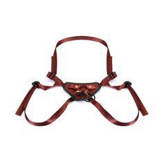 Трусики для страпона Liebe Seele Wine Red Strap-on Harness червоні - основне фото